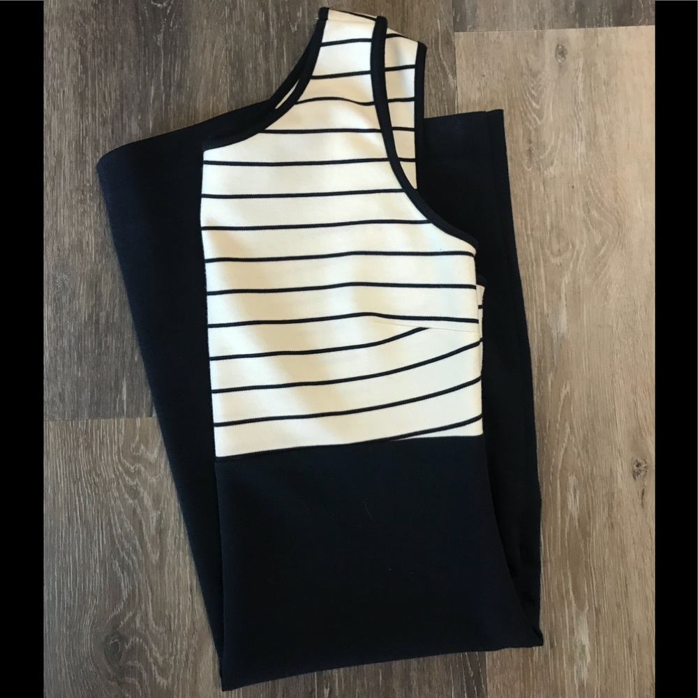 Nautica Navy and White Dress